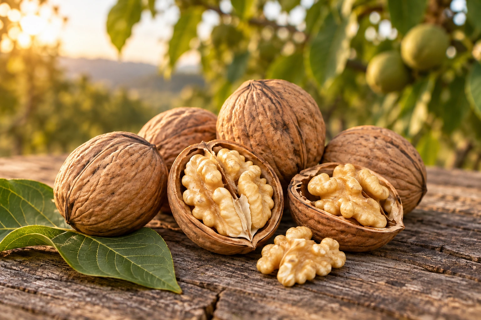 Illustrative image representing Maraş 18 walnuts